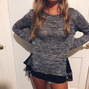 Fab’rik Gray Longsleeve Sweater - S